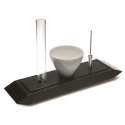 Apro-Platte mit 1 Spiess, 1 Schale, 1 Glschen 5x20cm