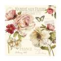 Fleurs Servietten 33x33 cm