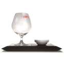 Apro-Platte mit 1 Cognacglas und  1 Schlchen 10x20cm