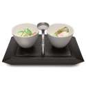 Apro-Platte mit 2 Schalen und 1 Lffel 10x20cm