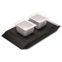 Apro-Platte mit 2 Schlchen 10x20cm