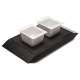 Apro-Platte mit 2 Schlchen 10x20cm