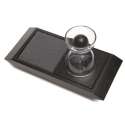 Apro-Platte mit Glasbehlter und Schieferplatte 10x20cm