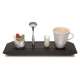 Platte 4-teilig fr Kaffee 5x20cm