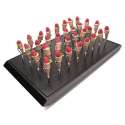 Platte mit 32 Cornethalter 32.5x53cm