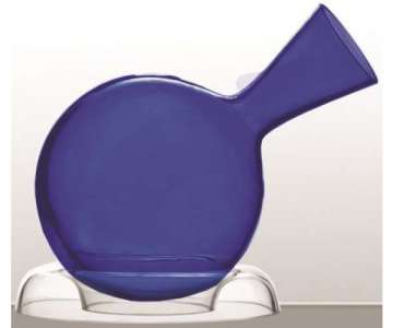Decanter Vulkanos Earth blue 750ml h:285mm