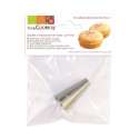 Edelstahlspritzaufsatz Kreise 9 mm