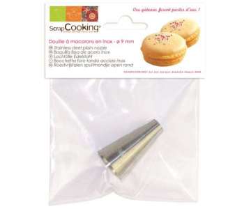 Edelstahlspritzaufsatz Kreise 9 mm