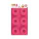 6er Silikonbackform Donuts