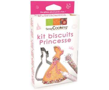 Edelstahlausstechform Biskuit Prinzessin 10x15x2.5 cm