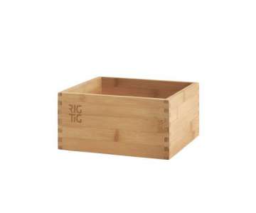 Woodstock Aufbewahrungsbox, Bambus, 20x20 cm