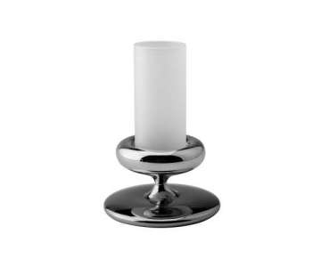 Kerzenhalter Edelstahl mit Glas 115mm h:70mm