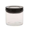 Fliplock Glassbehlter klein, schwarz, 10.6x10.6x10.4 cm