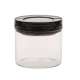 Fliplock Glassbehlter klein, schwarz, 10.6x10.6x10.4 cm