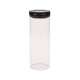 Fliplock Glassbehlter gross, schwarz, 10.8x10.8x30.3 cm