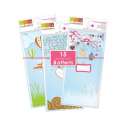 3er Set Geschenkbeutel Natur, Herz, Reise
