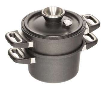 Set Topf Wasserl. Kochen Induk.20 cm/Dnster/Deckel