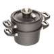 Set Topf Wasserl- Kochen Induk.24cm/Dnster/Deckel