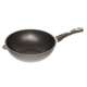 Induktions - Wok 28cm, H: 11 cm m. Stiel