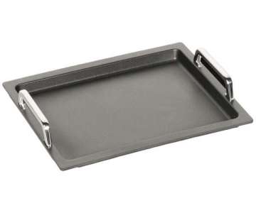 Bratplatte Induktion GN 1/2, H: 2cm mit Griffen
