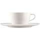 Aurole Tee-/Cappuccinotasse 2-tlg. weiss, 0.20 lt.