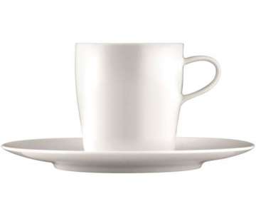 Aurole Kaffeetasse 2-tlg. weiss, 0.20 lt.