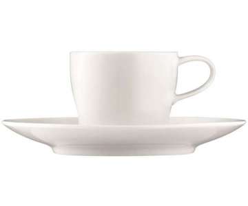 Aurole Espressotasse 2-tlg. weiss, 0.07 lt.