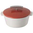Kasserolle rund 16 cm, 0.8l, rot, ohne Ind. (NEU)