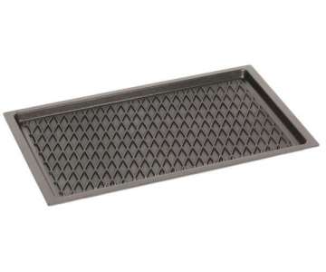 Bratplatte GN 1/1,H:2cm Induktion, Rautenmuster o. Griffe