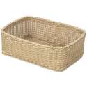 Korb rechteckig, h-beige, 45x33x16 cm