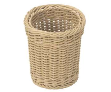 Korb rund, beige, 14x16 cm