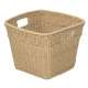 Korb rechteckig, beige, 39x39x28,5 cm