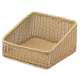 Pr�sentationskorb, beige, 60x40x16/27 cm
