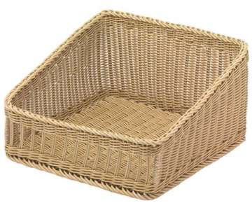 Prsentationskorb, h-beige, 60x45x16/27 cm