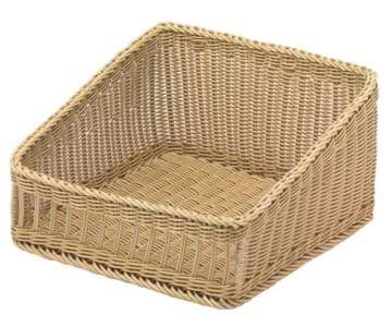 Pr�sentationskorb, h-beige, 35x40x16/27 cm