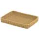 Tablett eckig, h-beige, 40x25x4,5 cm