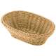Korb oval, h-beige, 26x18,5x9 cm