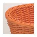 Korb quadratisch, orange, 25,5x25,5x9 cm