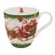 Merry Christmas Porzellanbecher 350 ml, grn