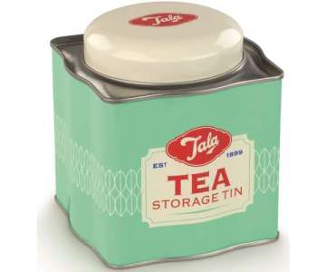 Teedose, grn und cream