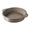 Kuchenform rund in GB,  27.5 cm, H: 5.9 cm, Sesam-grau
