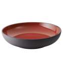 Gourmet Schale, H: 4.5 cm,  17.5 cm, rot
