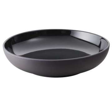 Gourmet Schale, H: 4.5 cm,  17.5 cm, schwarz