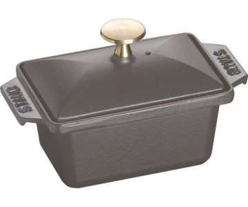 Terrinenform klein grau, 15x11cm