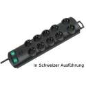 BRENNENSTUHL Steckdosenleiste Primera-Line Technik, 10 Steckdosen, 39 cm, Schwarz
