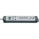 BRENNENSTUHL Premium-Line �berspannungsschutz 30.000 A, 4 Steckdosen, 47 cm, Schwarz/Lichtgrau