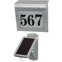 BRENNENSTUHL Beleuchtete Hausnummer Solar Power SH 4000 E mit externem Solarpanel