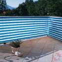 Windhager Balkonblende Sylt 5x0.9m blau