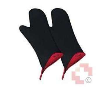 Spring Handschuh lang rot 2Stck