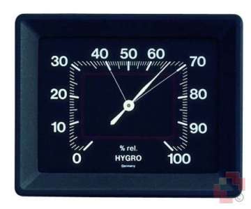 TFA Hygrometer Kunststoff schwarz